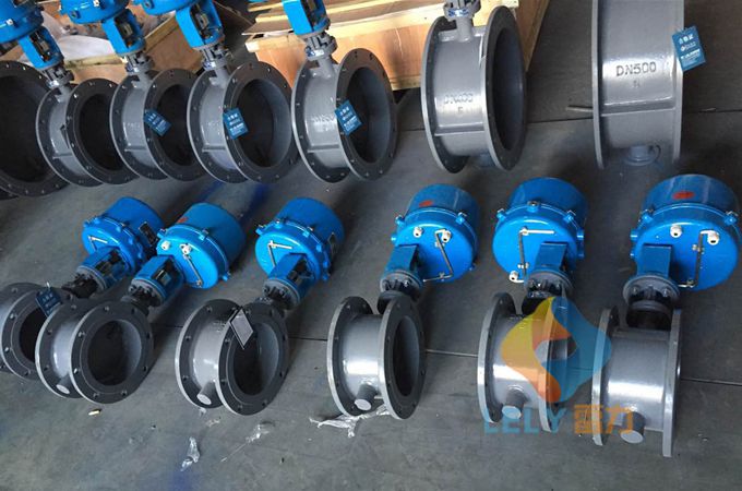 寶鋼使用雷力煙氣調節蝶閥1