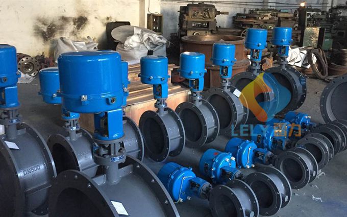 寶鋼使用雷力煙氣調節蝶閥